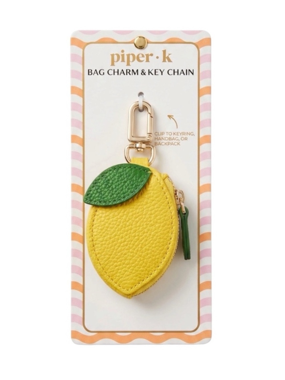 Piper K Bag Charm/Key Fob